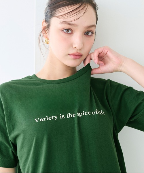 coca（coca）（コカ）の「シンプルロゴTシャツ（Tシャツ/カットソー・メンズ・ダークグリーン/チャコール/ホワイト/ベージュ・XL/L/M）」の10枚目の写真