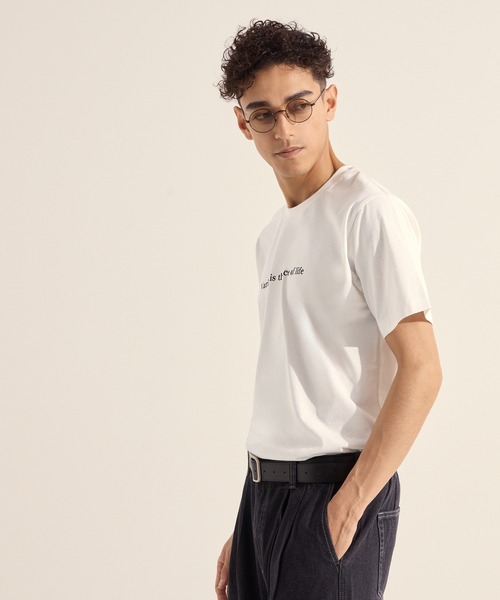 coca（coca）（コカ）の「シンプルロゴTシャツ（Tシャツ/カットソー・メンズ・ダークグリーン/チャコール/ホワイト/ベージュ・XL/L/M）」の12枚目の写真