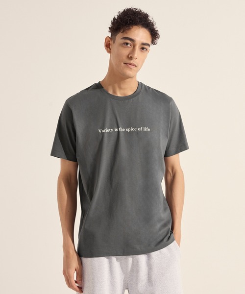coca（coca）（コカ）の「シンプルロゴTシャツ（Tシャツ/カットソー・メンズ・ダークグリーン/チャコール/ホワイト/ベージュ・XL/L/M）」の15枚目の写真