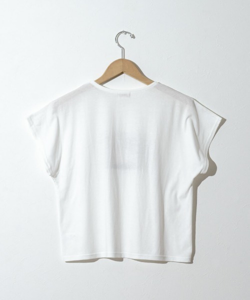 flower(フラワー)の「マイプレシャスティーズ(Tシャツ/カットソー・レディース・ピンク/ホワイト/ブラウン・FREE)」の5枚目の写真