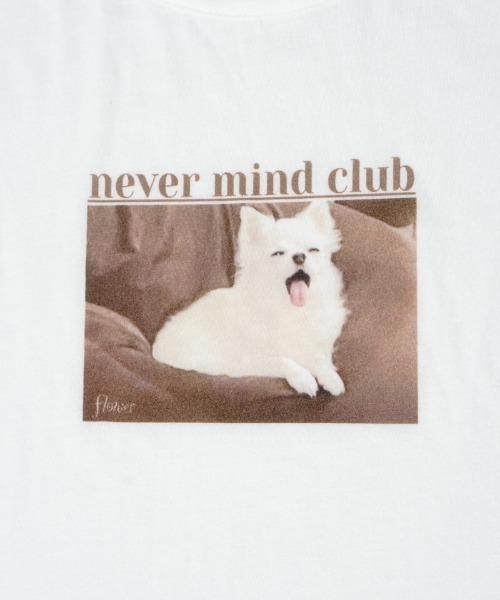 flower(フラワー)の「マイプレシャスティーズ(Tシャツ/カットソー・レディース・ピンク/ホワイト/ブラウン・FREE)」の7枚目の写真