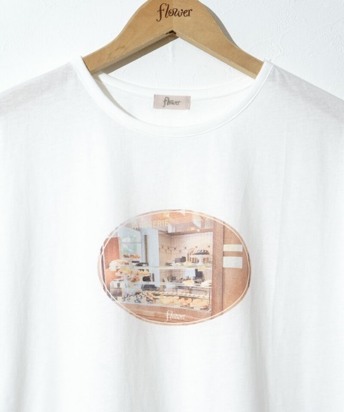 flower(フラワー)の「マイプレシャスティーズ(Tシャツ/カットソー・レディース・ピンク/ホワイト/ブラウン・FREE)」の14枚目の写真