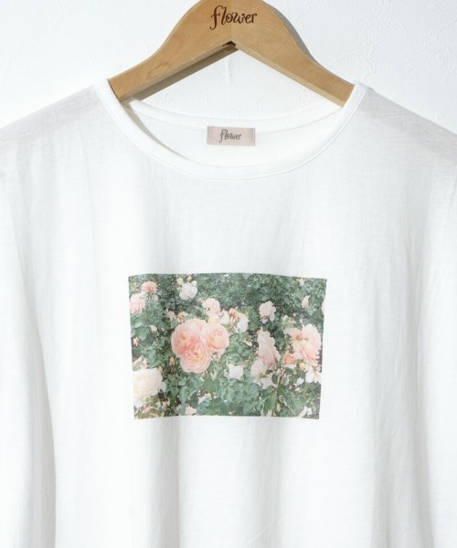 flower(フラワー)の「マイプレシャスティーズ(Tシャツ/カットソー・レディース・ピンク/ホワイト/ブラウン・FREE)」の16枚目の写真