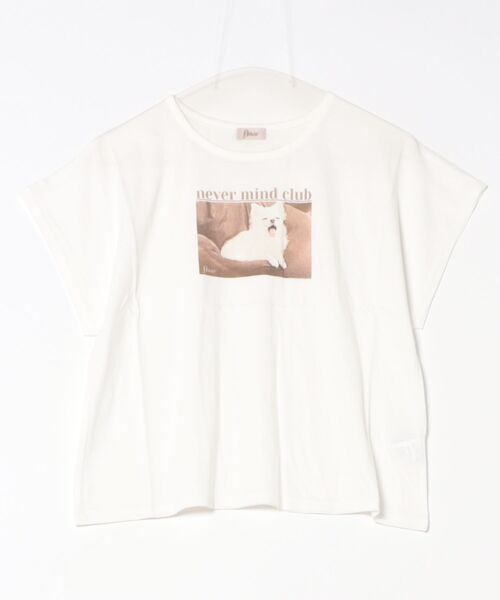 flower(フラワー)の「マイプレシャスティーズ(Tシャツ/カットソー・レディース・ピンク/ホワイト/ブラウン・FREE)」の19枚目の写真