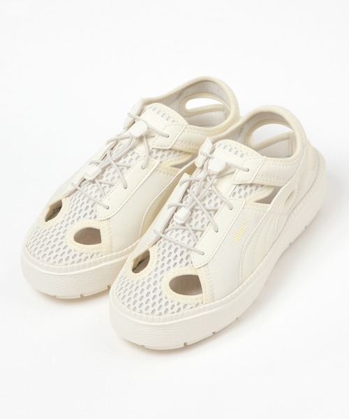 PUMA(プーマ)の「【PUMA(プーマ)】Platform Trace Lite Mule(その他シューズ・レディース・ブラック/ナチュラル・23.5cm/24.5cm)」の1枚目の写真