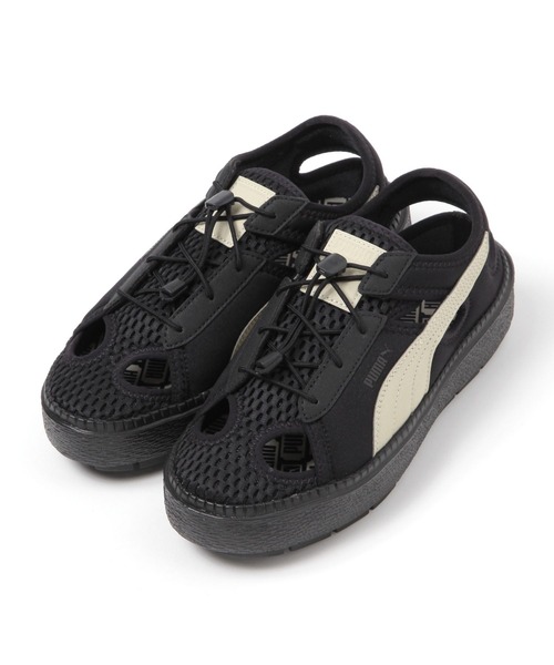 PUMA(プーマ)の「【PUMA(プーマ)】Platform Trace Lite Mule(その他シューズ・レディース・ブラック/ナチュラル・23.5cm/24.5cm)」の2枚目の写真