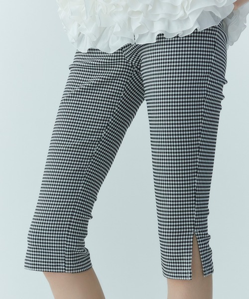 EIMY ISTOIRE（エイミーイストワール）の「ギンガムチェックサブリナパンツ（その他パンツ・レディース・チェック・S/M）」の3枚目の写真