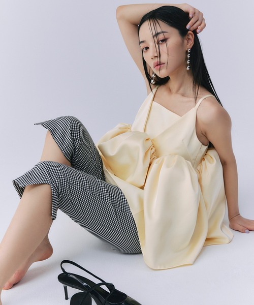 EIMY ISTOIRE（エイミーイストワール）の「ギンガムチェックサブリナパンツ（その他パンツ・レディース・チェック・S/M）」の6枚目の写真