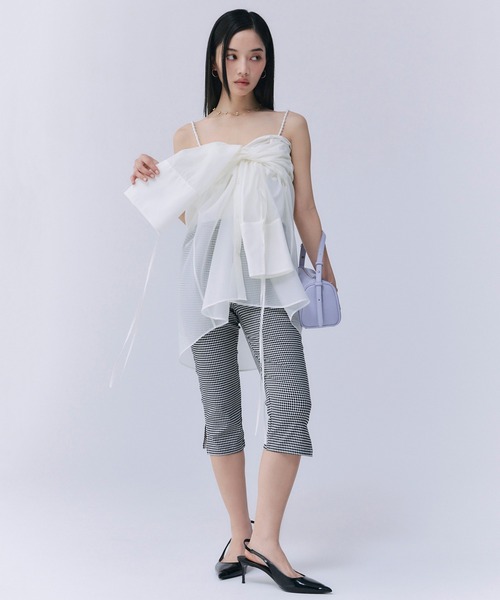 EIMY ISTOIRE（エイミーイストワール）の「ギンガムチェックサブリナパンツ（その他パンツ・レディース・チェック・S/M）」の7枚目の写真