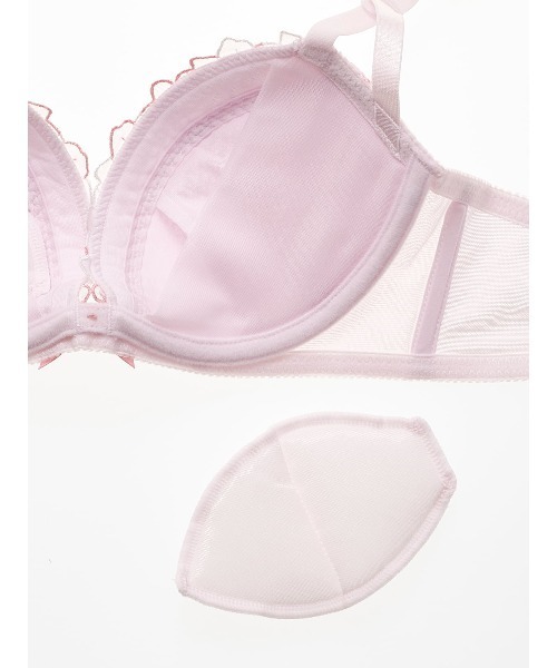 tutuanna(チュチュアンナ)の「ブリーズフルールブラ&ショーツセット(ブラ&ショーツ・レディース・ピンク/ブラック/オフホワイト/サックスブルー・A65/B70/C70/E65/F65/F70/F75/A70/A75/B75/C75/D65/D70/D75/E70/E75/C65/B65)」の13枚目の写真