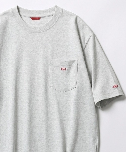 BALL(ボール)の「2026SS BALL/ボール オーバーサイズ ワンポイントロゴワッペン刺繍 ポケット付き 無地Tシャツ レディース メンズ(Tシャツ/カットソー・メンズ・サックスブルー/アッシュグレー/ホワイト/グリーン/チャコール/ブラック/モカ・M/L/LL)」の3枚目の写真