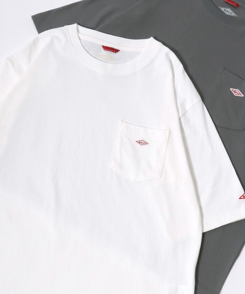 BALL(ボール)の「2026SS BALL/ボール オーバーサイズ ワンポイントロゴワッペン刺繍 ポケット付き 無地Tシャツ レディース メンズ(Tシャツ/カットソー・メンズ・サックスブルー/アッシュグレー/ホワイト/グリーン/チャコール/ブラック/モカ・M/L/LL)」の22枚目の写真