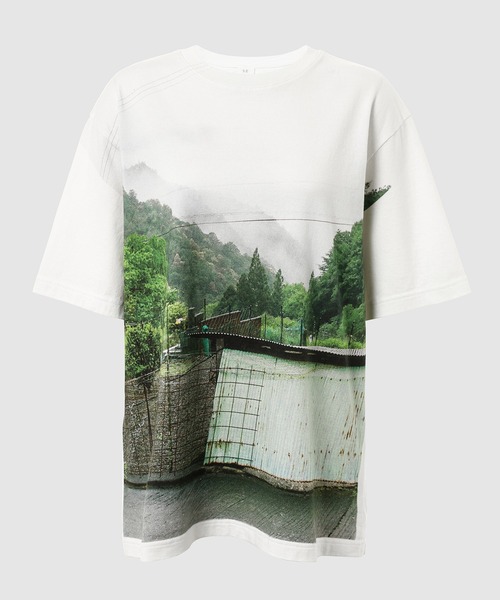 seya. / Tシャツ/1/コットン/WHT/総柄/汚れあり seya.（セヤ）の「SEYA. / Tシャツ（Tシャツ/カットソー）」 - WEAR