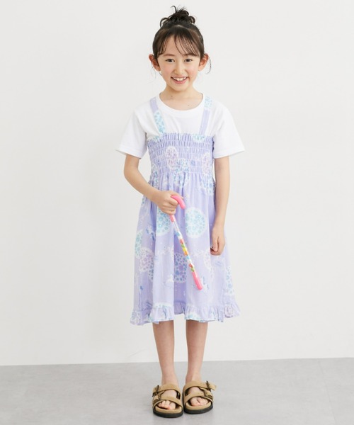 2WAY浴衣ドレス（浴衣上下＋作り帯）（女の子）（浴衣）｜QUNTSTYLE