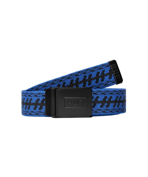 HUF(ハフ)の「FILLMORE TAPE BELT(ベルト・メンズ・ブラック/ブルー・O/S)」の2枚目の写真