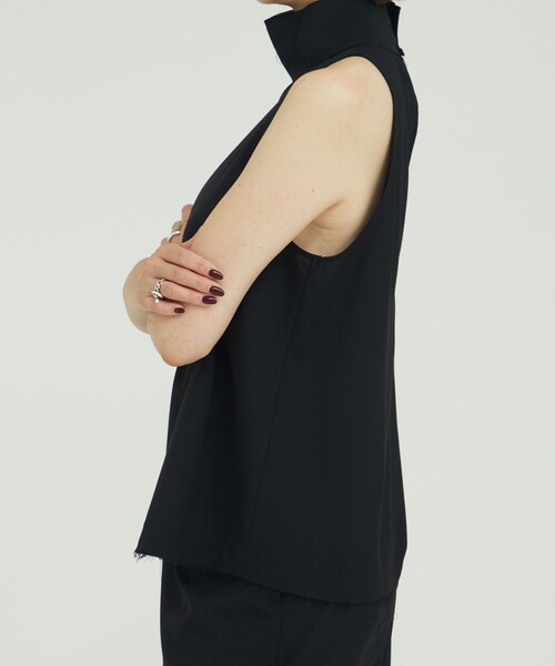 AEWEN MATOPH（イウエン マトフ）の「＜AEWEN MATOPH＞ハイネック ブラウス（シャツ/ブラウス・レディース・ブラック/モカ・FREE）」の6枚目の写真