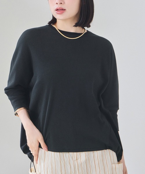tシャツ 「KATHARINE ROSS」クレーピーストライププルオーバー レディース セール】【KATHARINE ROSS】クレーピーストライププルオーバー