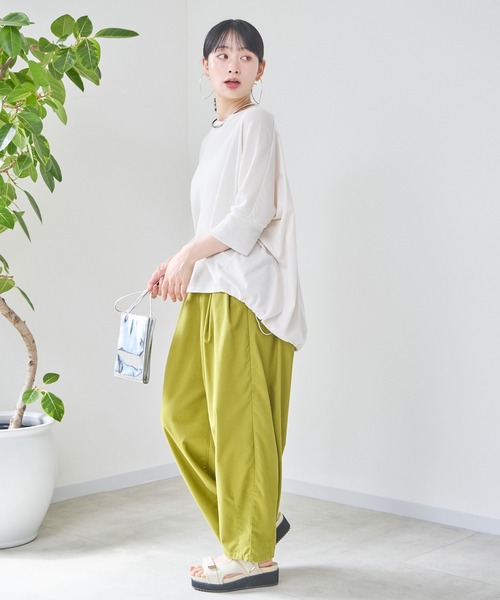 tシャツ 「KATHARINE ROSS」クレーピーストライププルオーバー レディース セール】【KATHARINE ROSS】クレーピーストライププルオーバー