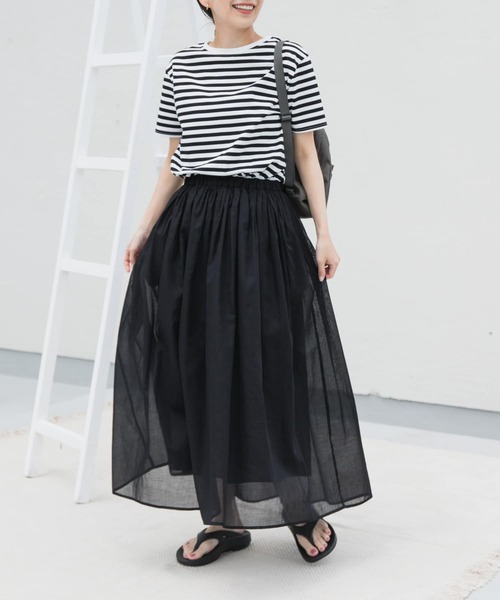 URBAN RESEARCH DOORS(アーバンリサーチドアーズ)の「『UR TECH』ボイルカットドッキングワンピース(ワンピース・レディース・チャコールグレー/ピンク/ブラック系その他・MEDIUM)」の4枚目の写真