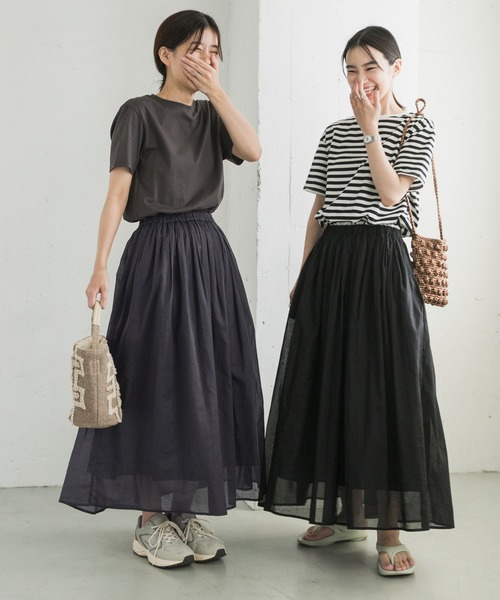 URBAN RESEARCH DOORS(アーバンリサーチドアーズ)の「『UR TECH』ボイルカットドッキングワンピース(ワンピース・レディース・チャコールグレー/ピンク/ブラック系その他・MEDIUM)」の17枚目の写真