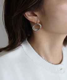 ニュアンスサークルピアス