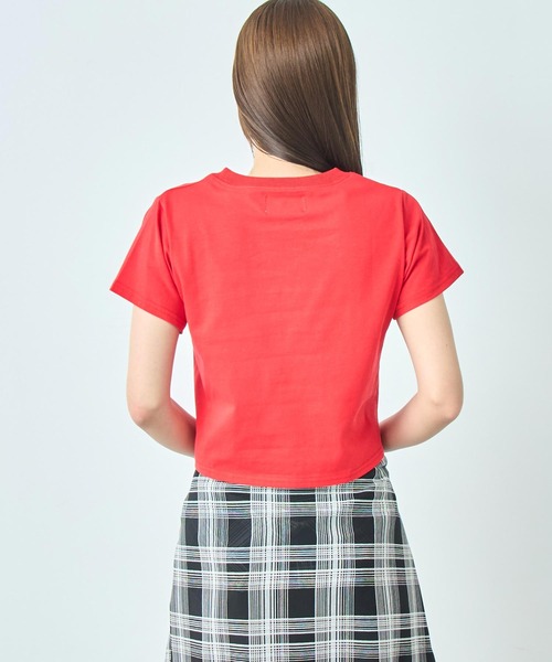ANAP(アナップ)の「Whoareyou ビジュー ロゴ Tシャツ(Tシャツ/カットソー・レディース・ブラック/ホワイト/レッド・FREE)」の9枚目の写真