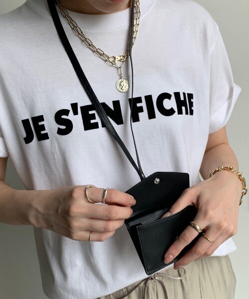 DouDou（ドゥドゥ）の「【WEB限定】本革カード/コインショルダーケース（その他小物・レディース・ブラック/シルバー・FREE）」の5枚目の写真