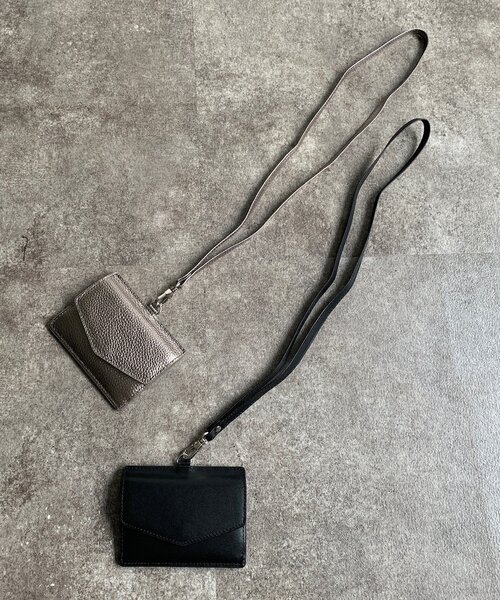 DouDou（ドゥドゥ）の「【WEB限定】本革カード/コインショルダーケース（その他小物・レディース・ブラック/シルバー・FREE）」の6枚目の写真