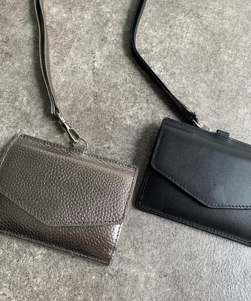 DouDou（ドゥドゥ）の「【WEB限定】本革カード/コインショルダーケース（その他小物・レディース・ブラック/シルバー・FREE）」の8枚目の写真