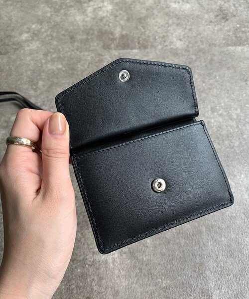 DouDou（ドゥドゥ）の「【WEB限定】本革カード/コインショルダーケース（その他小物・レディース・ブラック/シルバー・FREE）」の14枚目の写真