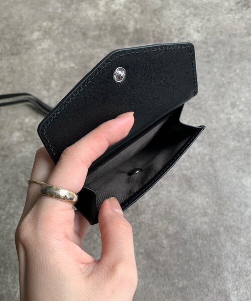 DouDou（ドゥドゥ）の「【WEB限定】本革カード/コインショルダーケース（その他小物・レディース・ブラック/シルバー・FREE）」の15枚目の写真