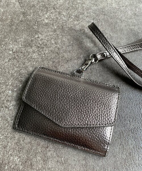 DouDou（ドゥドゥ）の「【WEB限定】本革カード/コインショルダーケース（その他小物・レディース・ブラック/シルバー・FREE）」の22枚目の写真