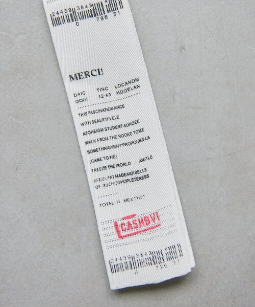 ear PAPILLONNER（イアパピヨネ）の「【インフルエンサーouchi企画】メタルボール×レシート風チャーム（チャーム・レディース・ブラック/ホワイト・FREE）」の9枚目の写真