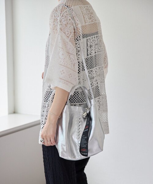 ear PAPILLONNER（イアパピヨネ）の「【インフルエンサーouchi企画】メタルボール×レシート風チャーム（チャーム・レディース・ブラック/ホワイト・FREE）」の16枚目の写真