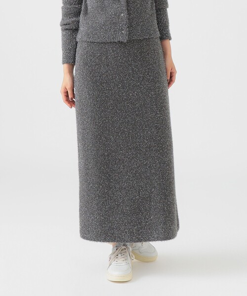 B:MING by BEAMS（ビーミングバイビームス）の「ラメ ニット スカート（スカート・レディース・ライトブルー/ブラック/グレー・ONE SIZE）」の6枚目の写真