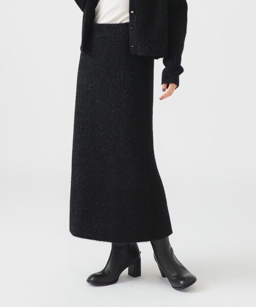 B:MING by BEAMS（ビーミングバイビームス）の「ラメ ニット スカート（スカート・レディース・ライトブルー/ブラック/グレー・ONE SIZE）」の11枚目の写真