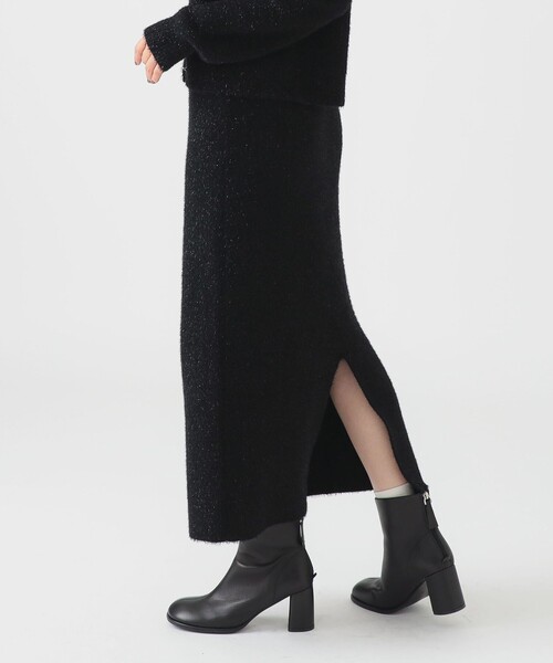 B:MING by BEAMS（ビーミングバイビームス）の「ラメ ニット スカート（スカート・レディース・ライトブルー/ブラック/グレー・ONE SIZE）」の12枚目の写真