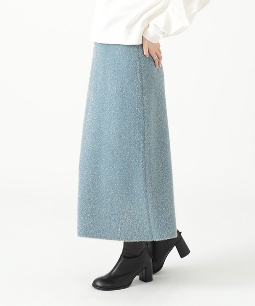 B:MING by BEAMS(ビーミングバイビームス)の「ラメ ニット スカート(スカート・レディース・ライトブルー/ブラック/グレー・ONE SIZE)」の8枚目の写真