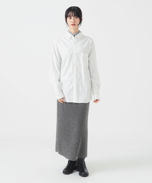 B:MING by BEAMS(ビーミングバイビームス)の「ラメ ニット スカート(スカート・レディース・ライトブルー/ブラック/グレー・ONE SIZE)」の4枚目の写真