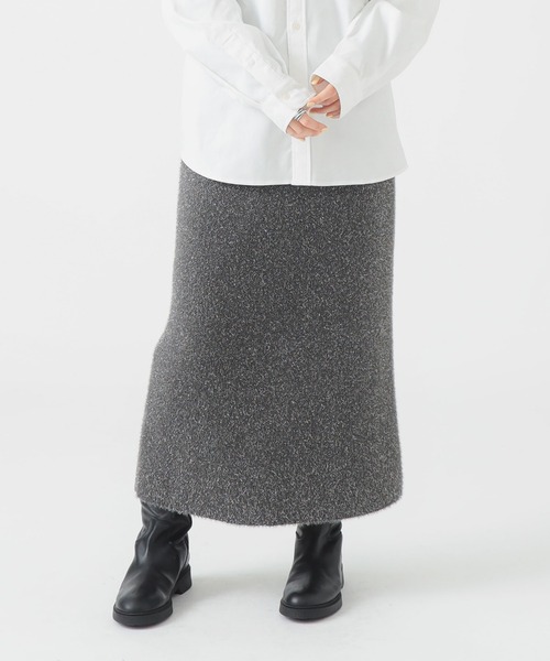 B:MING by BEAMS(ビーミングバイビームス)の「ラメ ニット スカート(スカート・レディース・ライトブルー/ブラック/グレー・ONE SIZE)」の5枚目の写真