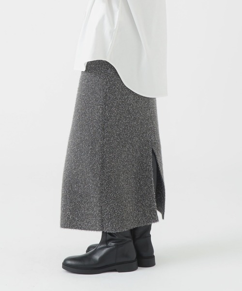 B:MING by BEAMS(ビーミングバイビームス)の「ラメ ニット スカート(スカート・レディース・ライトブルー/ブラック/グレー・ONE SIZE)」の6枚目の写真