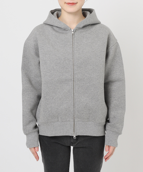 JOURNAL STANDARD relume（ジャーナルスタンダード　レリューム）の「フーディーコンパクトブルゾン（パーカー・レディース・ブラウン/アイボリー/チャコールグレー・FREE）」の9枚目の写真