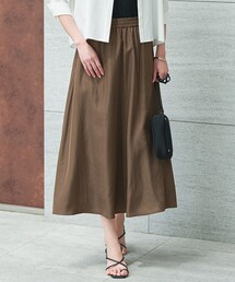 新品タグ付き❣️秋冬コーデ❣️プリーツタフタスカート ロング カーキ ESICA SKIRT – ESICA