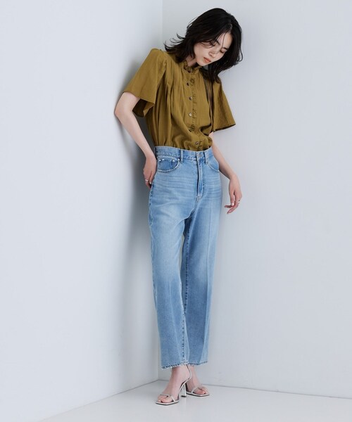 GALLEST（ギャレスト）の「フレアスリーブブラウス（シャツ/ブラウス・レディース・ブラック/カーキ/ホワイト・38）」の20枚目の写真