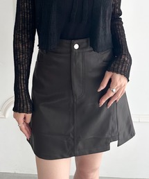 wears（ウェアーズ）の「インパン付き PU台形ミニスカート（スカート）」