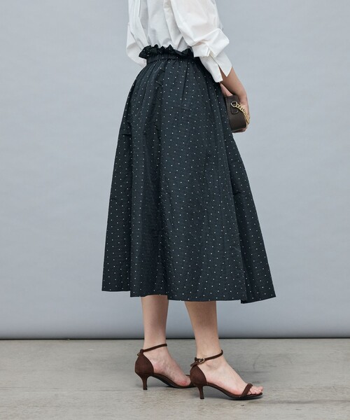 NOLLEY’S Sophi（ノーリーズソフィ）の「ウォッシャブルラメジャガードフレアスカート（スカート・レディース・ブラック系その他・38/36）」の9枚目の写真