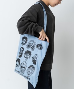 シーチングプリントトート