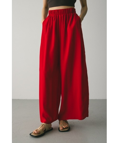 STYLEMIXER（スタイルミキサー）の「リラックスイージーパンツ（その他パンツ・レディース・レッド/ブラック/ホワイト・SMALL/MEDIUM）」の3枚目の写真