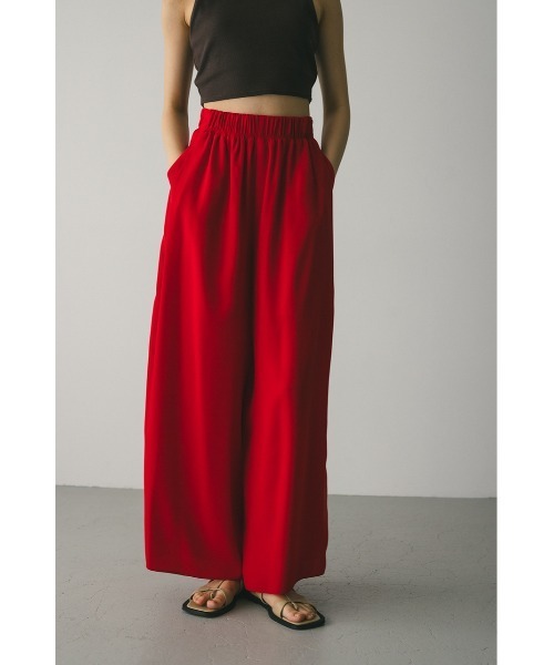 STYLEMIXER（スタイルミキサー）の「リラックスイージーパンツ（その他パンツ・レディース・レッド/ブラック/ホワイト・SMALL/MEDIUM）」の6枚目の写真