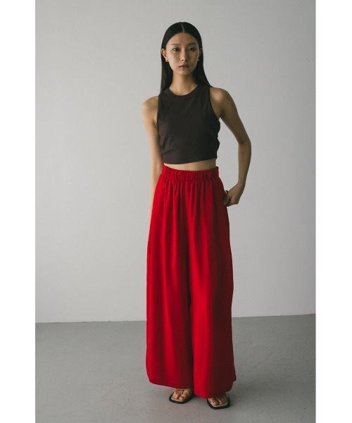 STYLEMIXER（スタイルミキサー）の「リラックスイージーパンツ（その他パンツ・レディース・レッド/ブラック/ホワイト・SMALL/MEDIUM）」の7枚目の写真